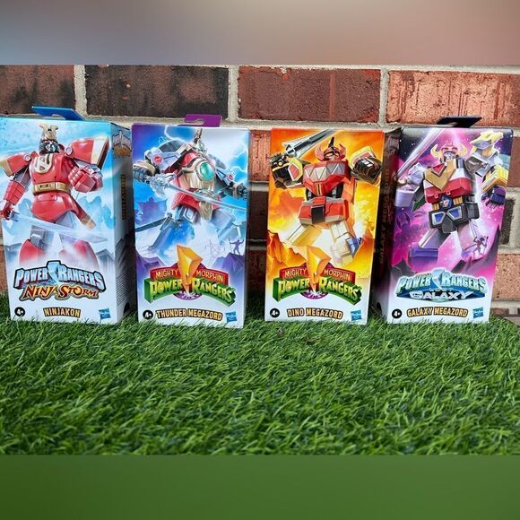 Mighty Morphin Power Rangers Dino Thunder Galaxy Megazord & Ninjakon VHS Style - Picture 1 of 5